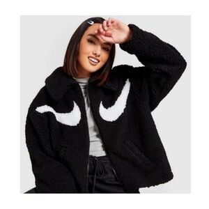 NIKE ✔️NSW Double Swoosh Sherpa Jacket